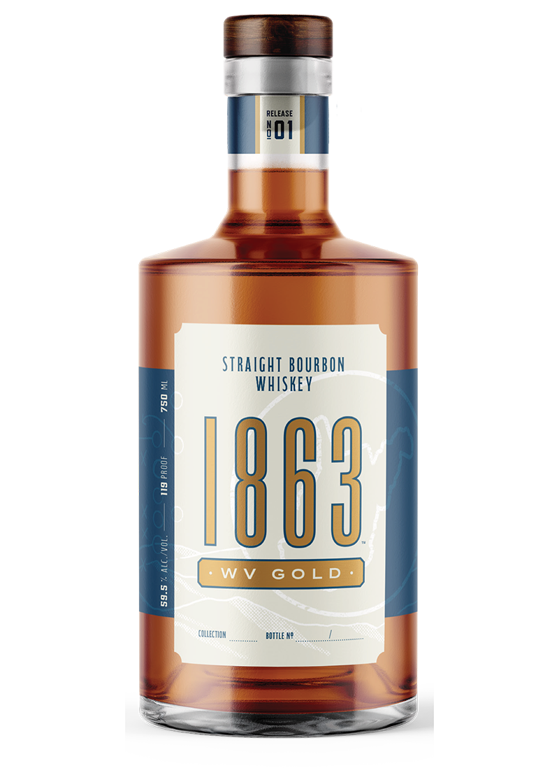 1863 WV Gold Straight Bourbon Whiskey - PRESALE